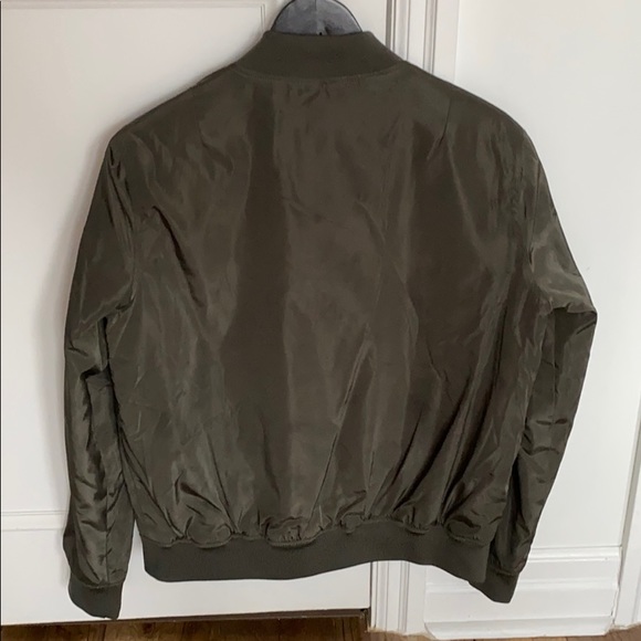Army Green Bomber Jacket - Picture 4 of 4